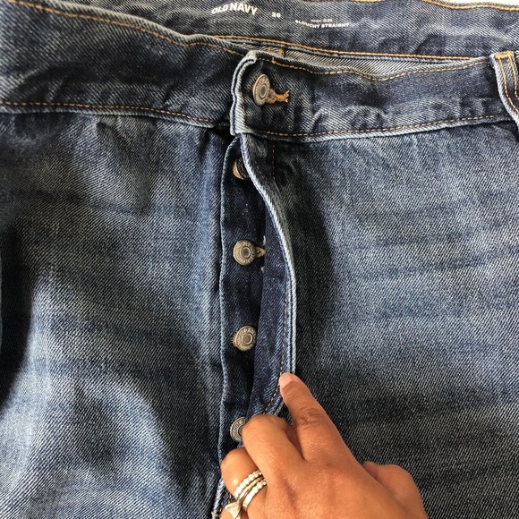 Old Navy High Waisted Shorts Slouchy Button-Fly Cut-Off Jean Shorts Size 26 NWTs - Picture 9 of 10